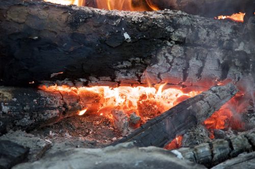 bonfire campfire fire