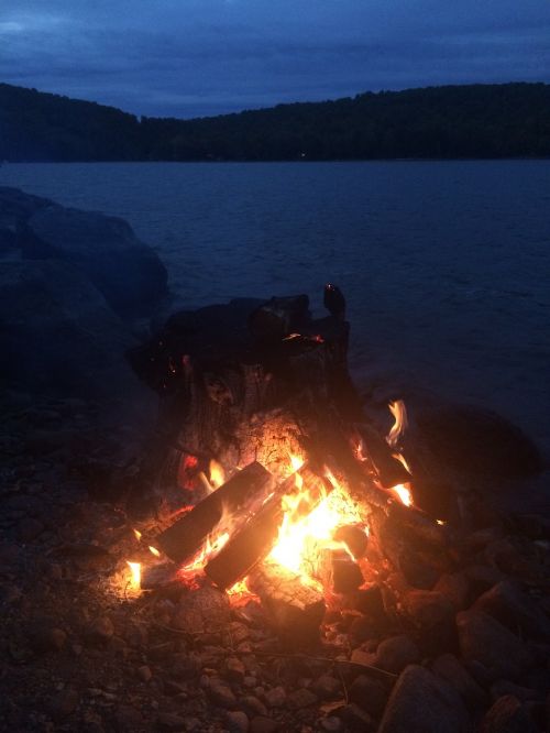 bonfire fire flame