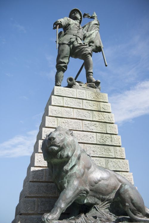 bonifacio corsican statue