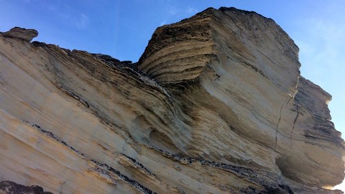bonifacio  corsican  cliff