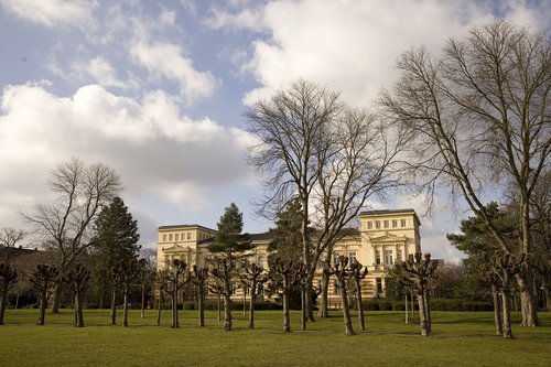 bonn  castle  winter