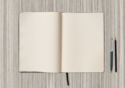 book blank write