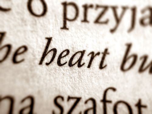book word heart