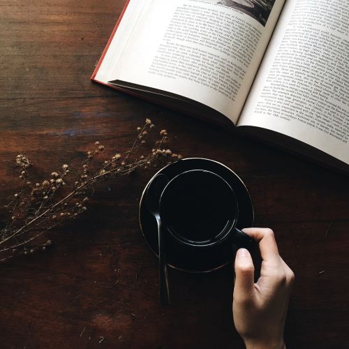 book caffeine coffee