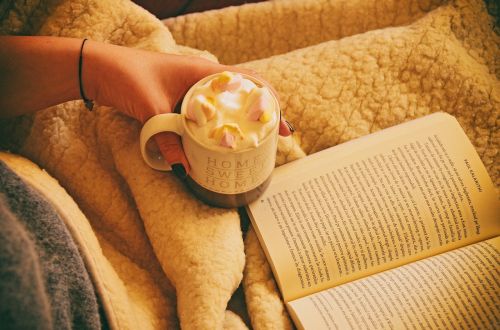 book breakfast cappuccino