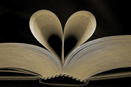 book heart love