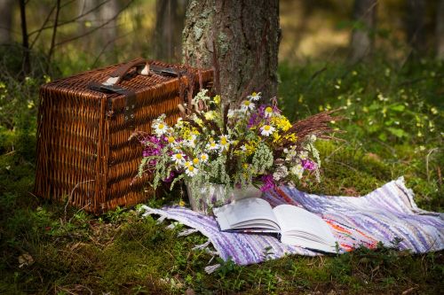book flowers forest