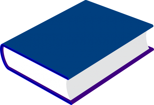 book blue closed