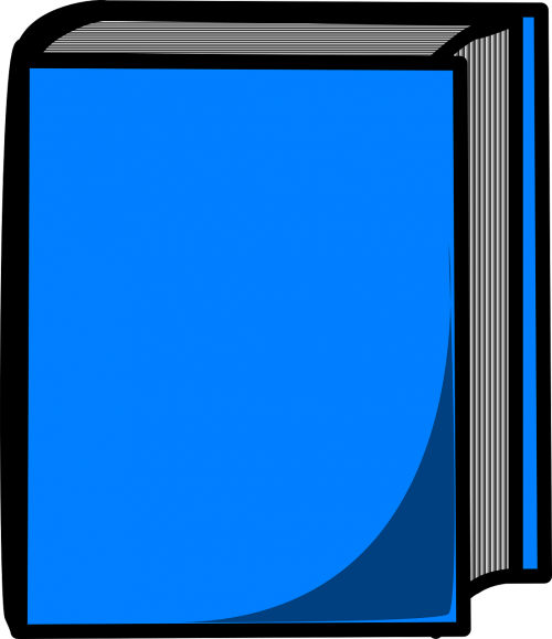 book closed blue