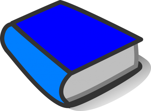 book blue bright blue