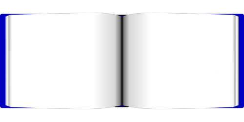 book open white