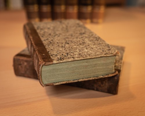 book  antique  book stack