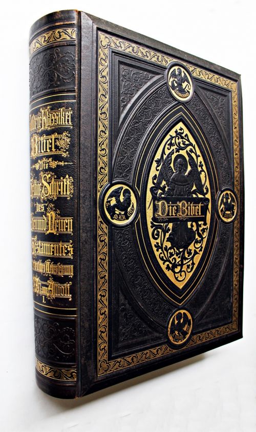 book bible leather-bound