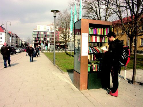 bookcase munich schwabing