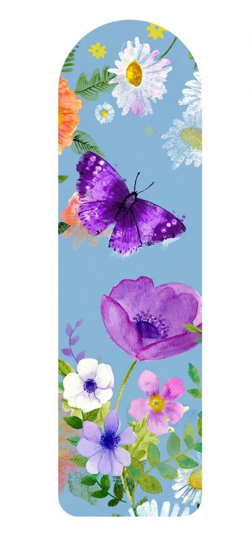 bookmark butterfly flower