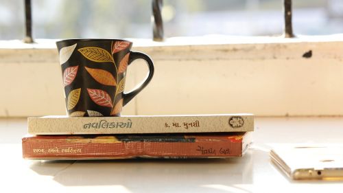 books coffee leisure