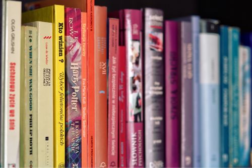 books colorful harry