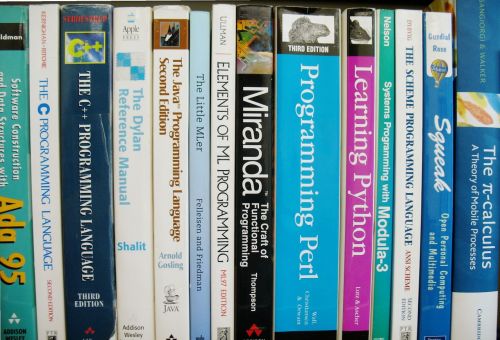 books bookshelf computer science