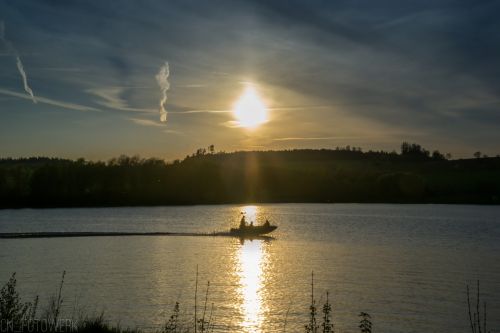 boot lake sunset