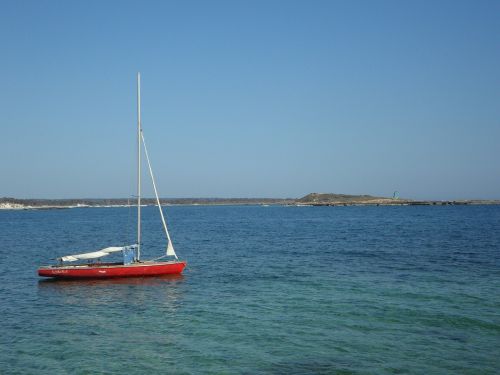 boot sailing boat anchor