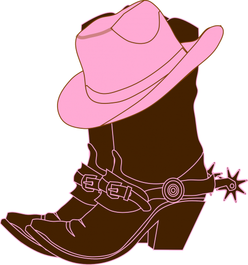 boots hat cowgirl