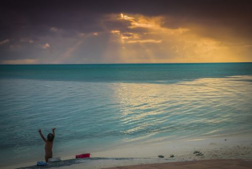 bora-bora french polynesia sunset