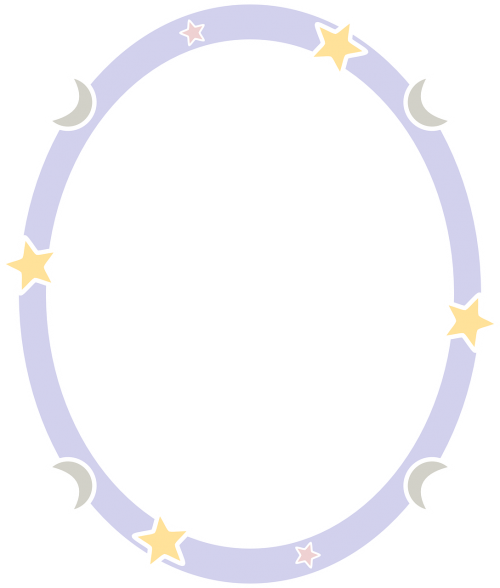 border frame moon