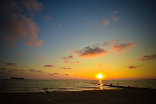 borkum sunset sky