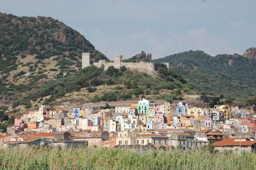 bosa malaspina castle landscape