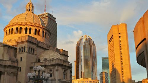 boston buildings landscape