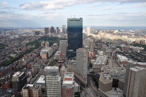 boston  panorama  skyscraper