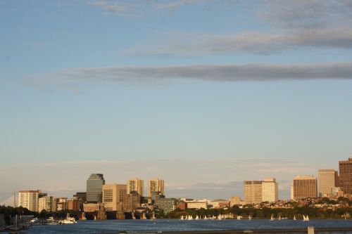 boston bay skyline