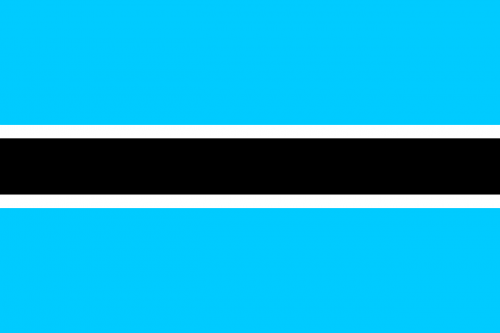 botswana flag national