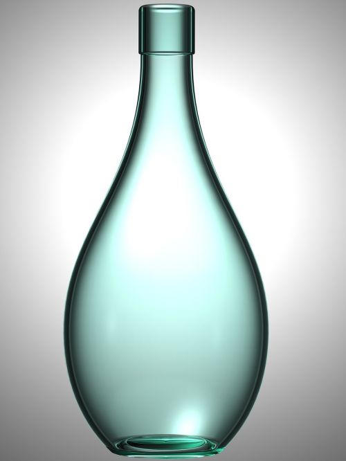 bottle glas green