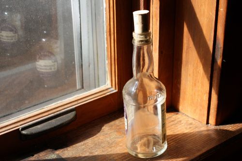 bottle window old