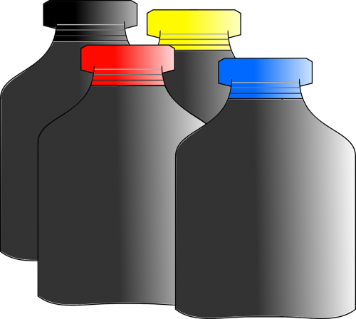 bottle colors ink