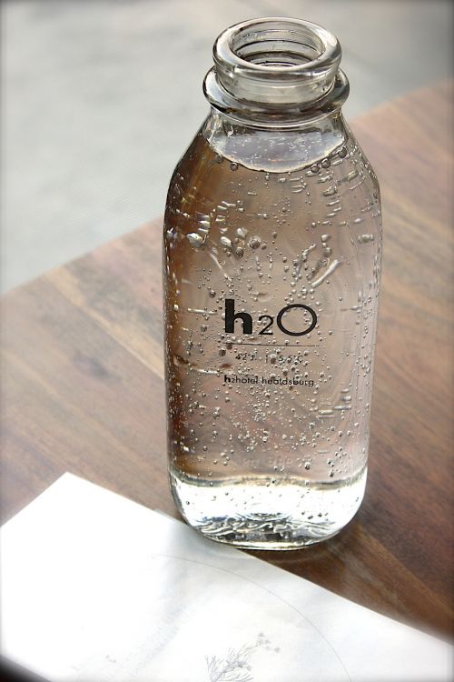 bottle glass water