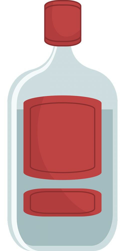 bottle liquid glass
