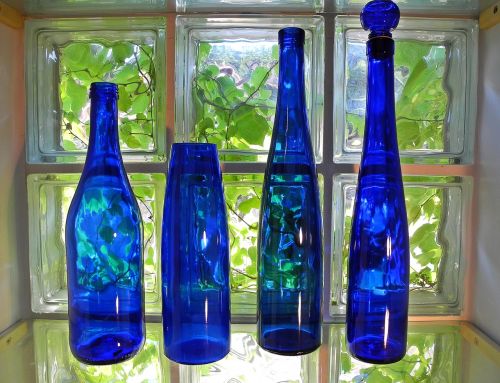 bottle glass decoration