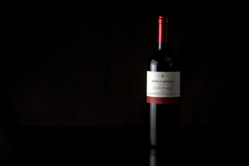 bottle wine red wine