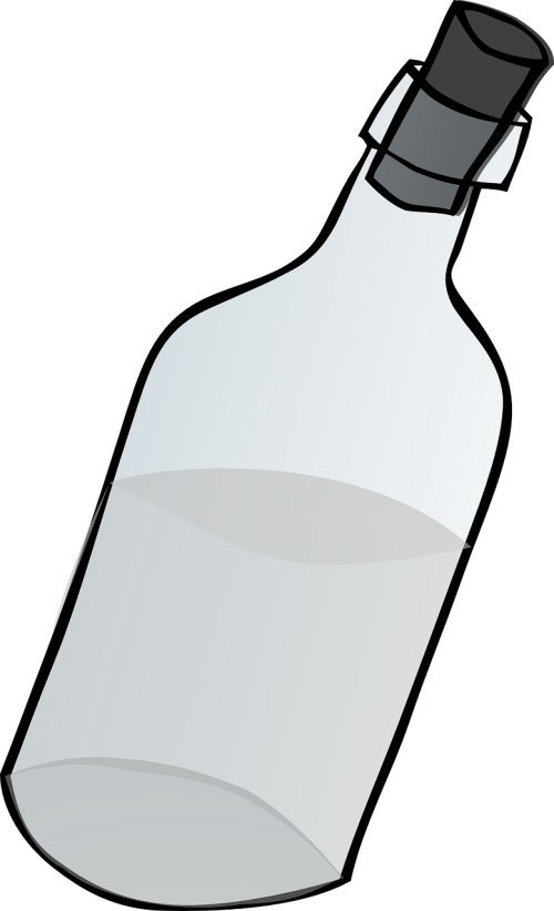 bottle clear glass