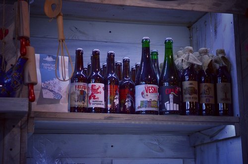bottle  beer  bar