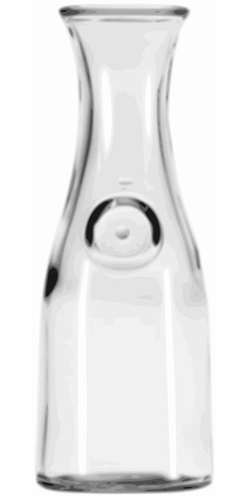 bottle milk bottle decanter