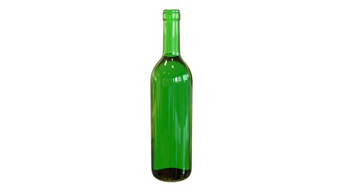 bottle  wine  green
