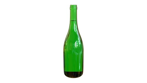 bottle  wine  green