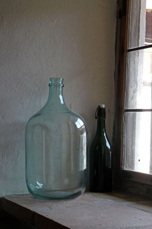 bottle glass bottle large