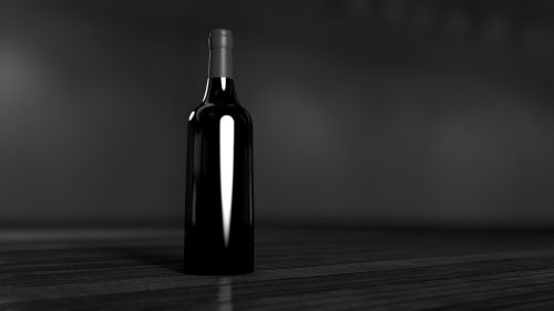 bottle black dark