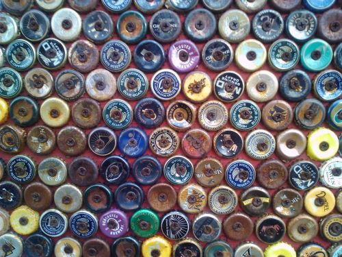 bottle caps design colorful