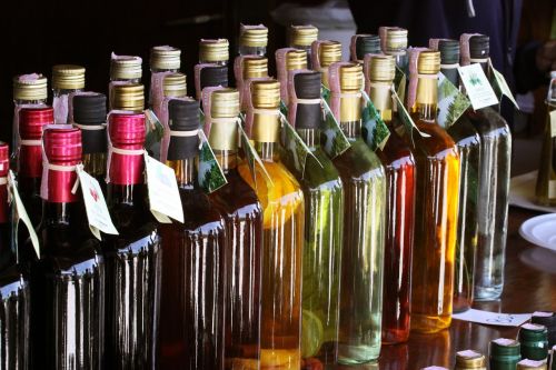 bottles color glass