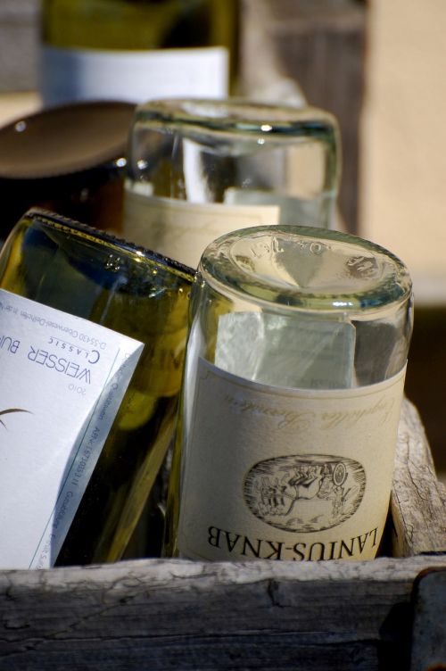 bottles wine still life